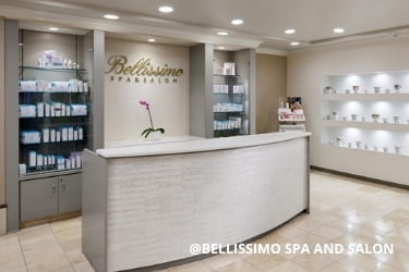 Bellissimo Spa and Salon front desk