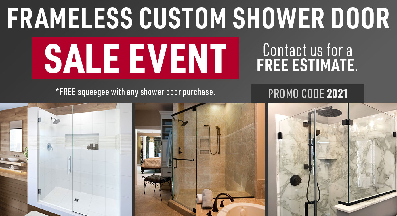 Frameless Custom Shower Door Sale Event