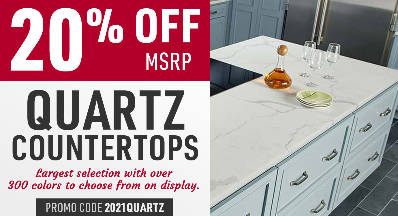 20% off quartz countertops