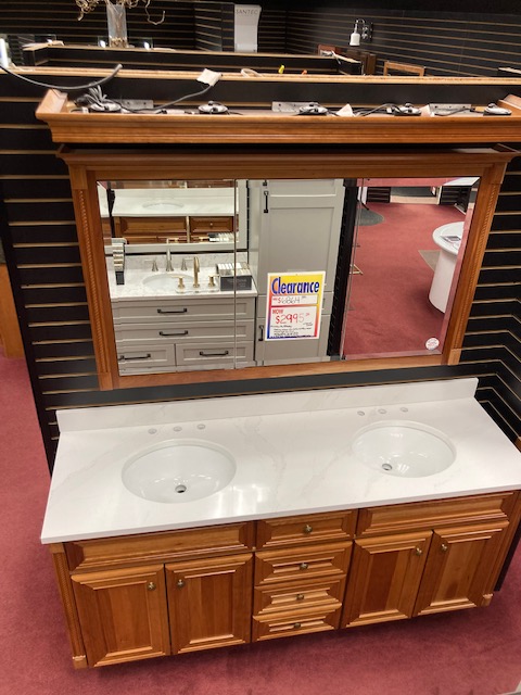 Bertch Manufacturing Bathroom Cabinets Sliestone Calacatta Gold Countertop