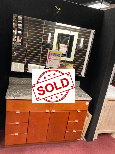 Bertch Riverside bathroom vanity Granite countertop Rochester NY