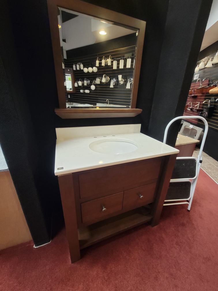 sink base, quartz top