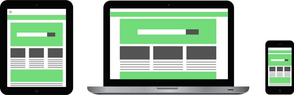 Illustration of mobile design.