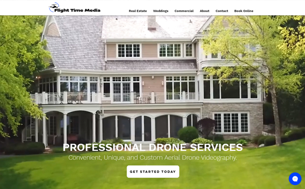 Flight Time Media website design
