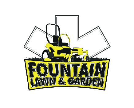 fountain lawn and garden logo