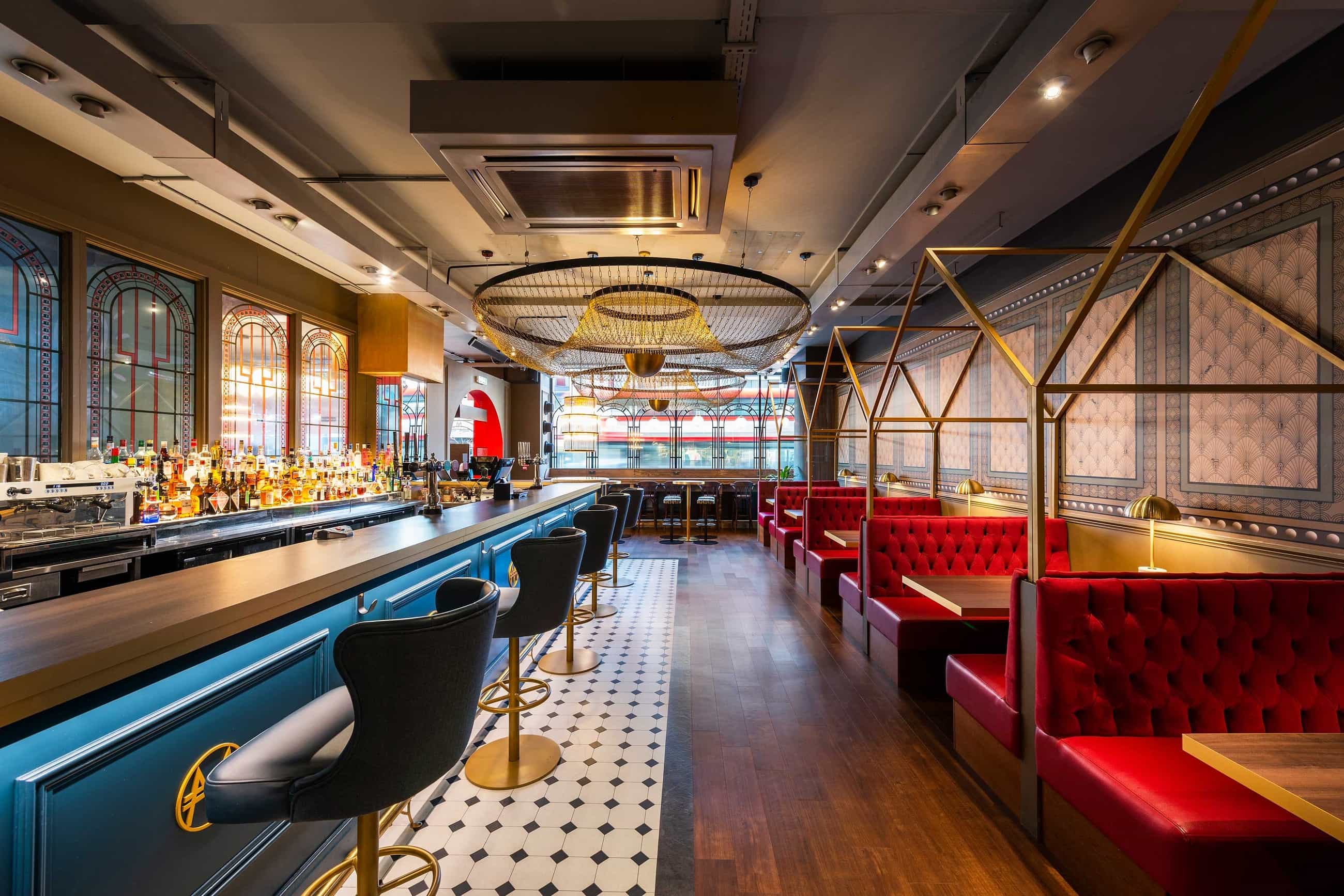 Interior design and branding for London venue Monopoly Lifesized