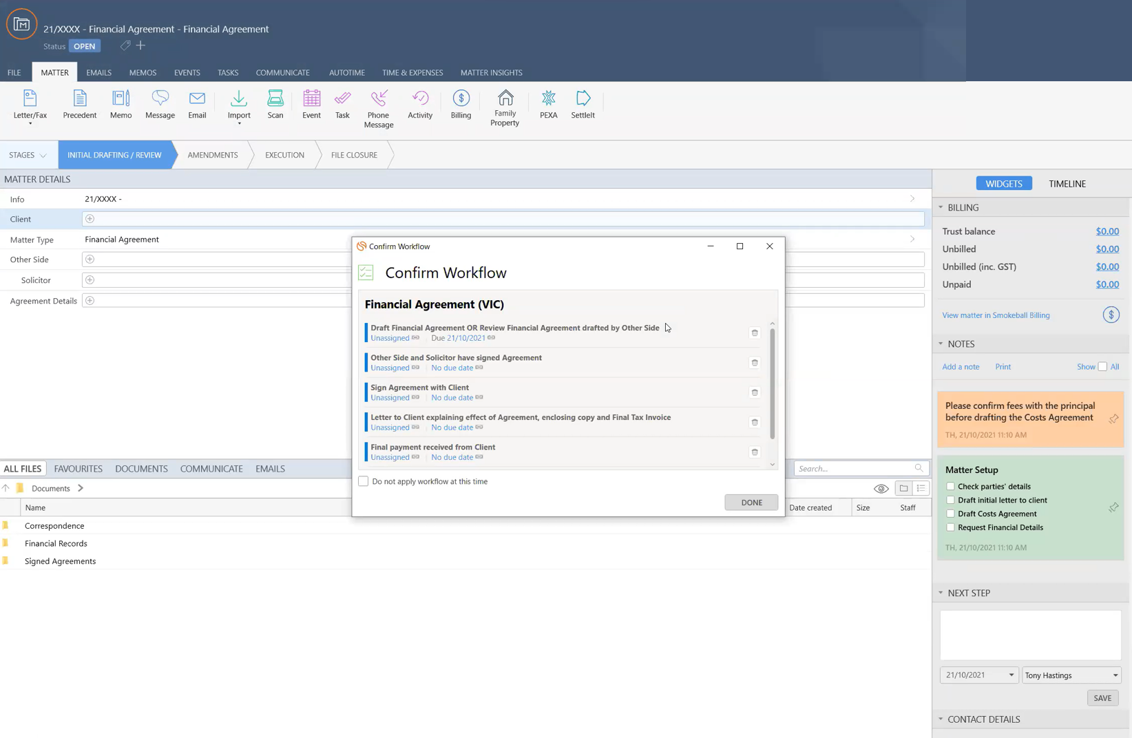 Workflows and Task Management