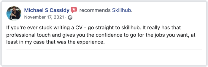 an expert from cv services