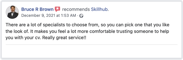 an expert from curriculum vitae services