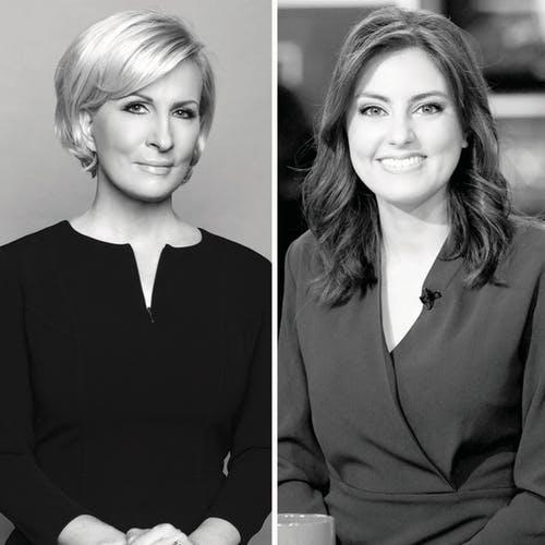 Mika Brzezinski and Daniela Pierre Bravo