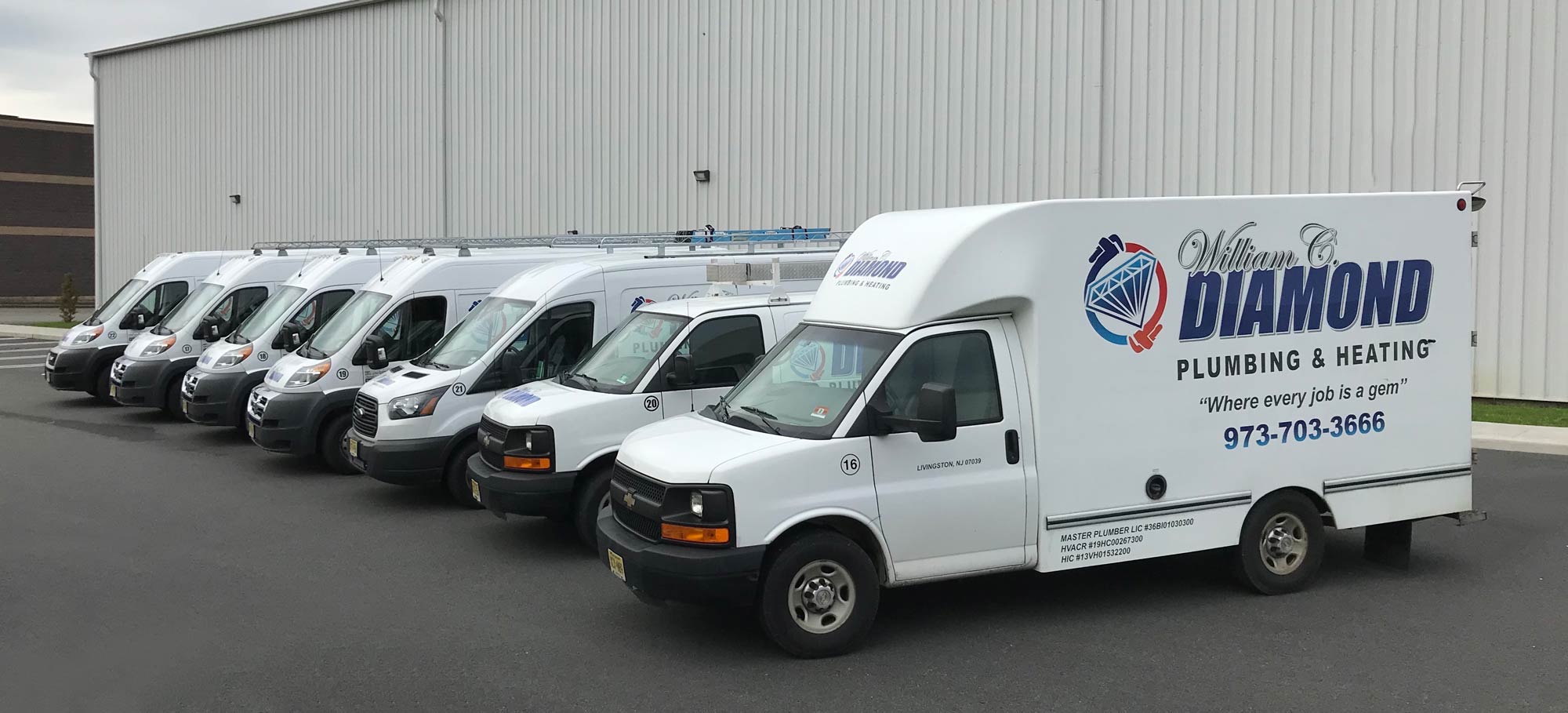 Livingston NJ Plumbers William C. Diamond Plumbing & Heating