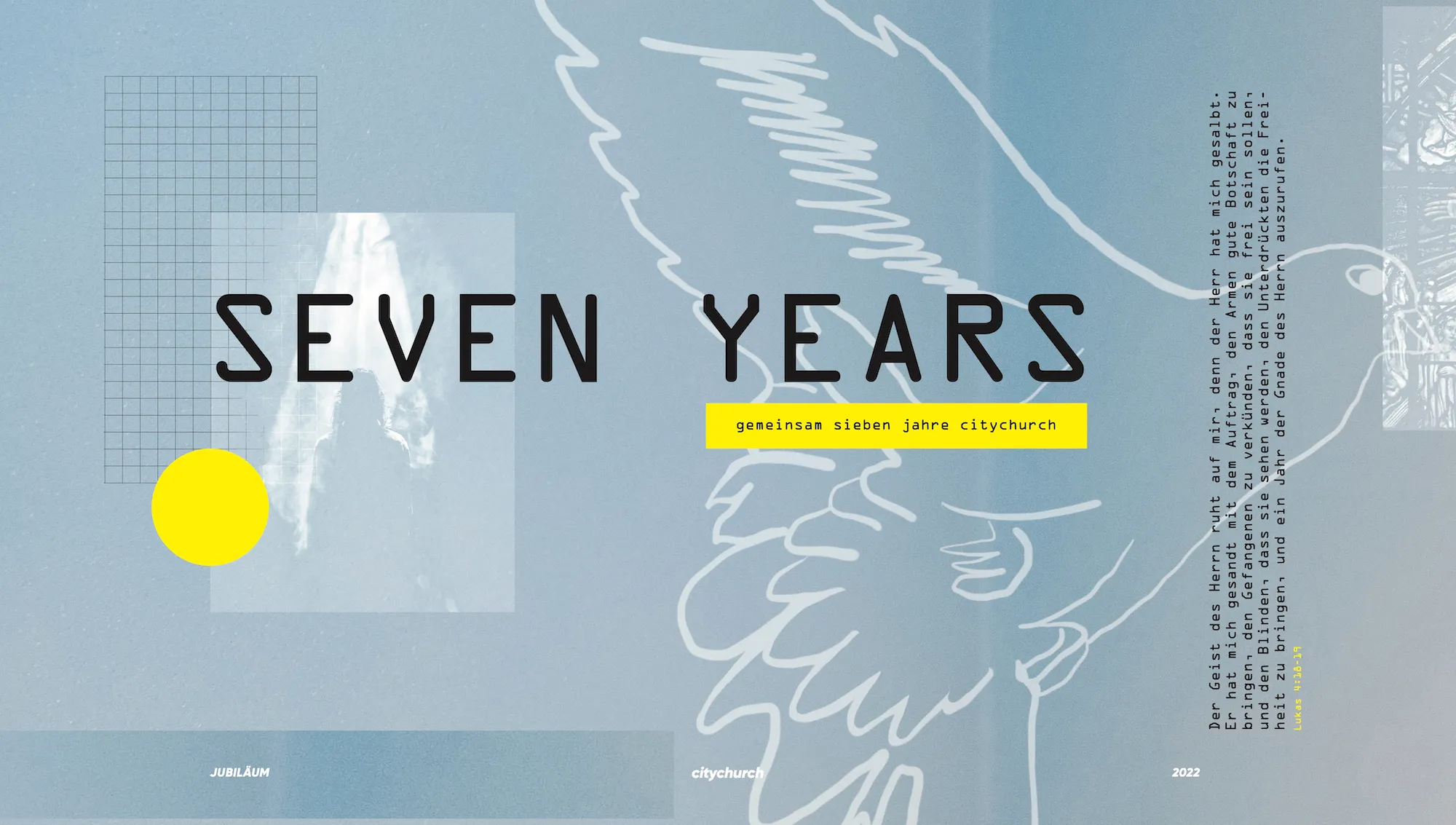 Banner für "Seven Years"