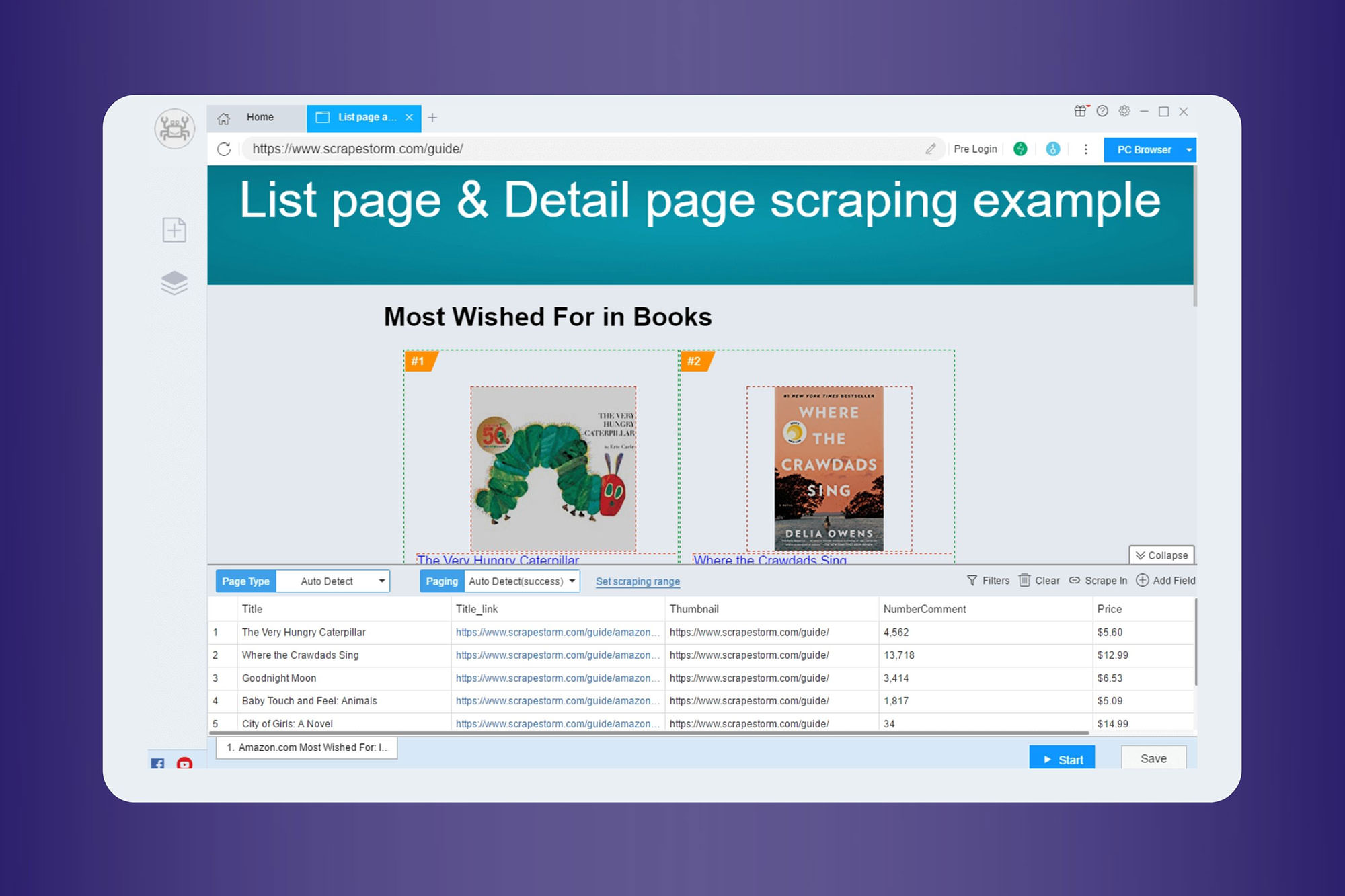 Scrapestorm for AI powered web scraping - product screenshot