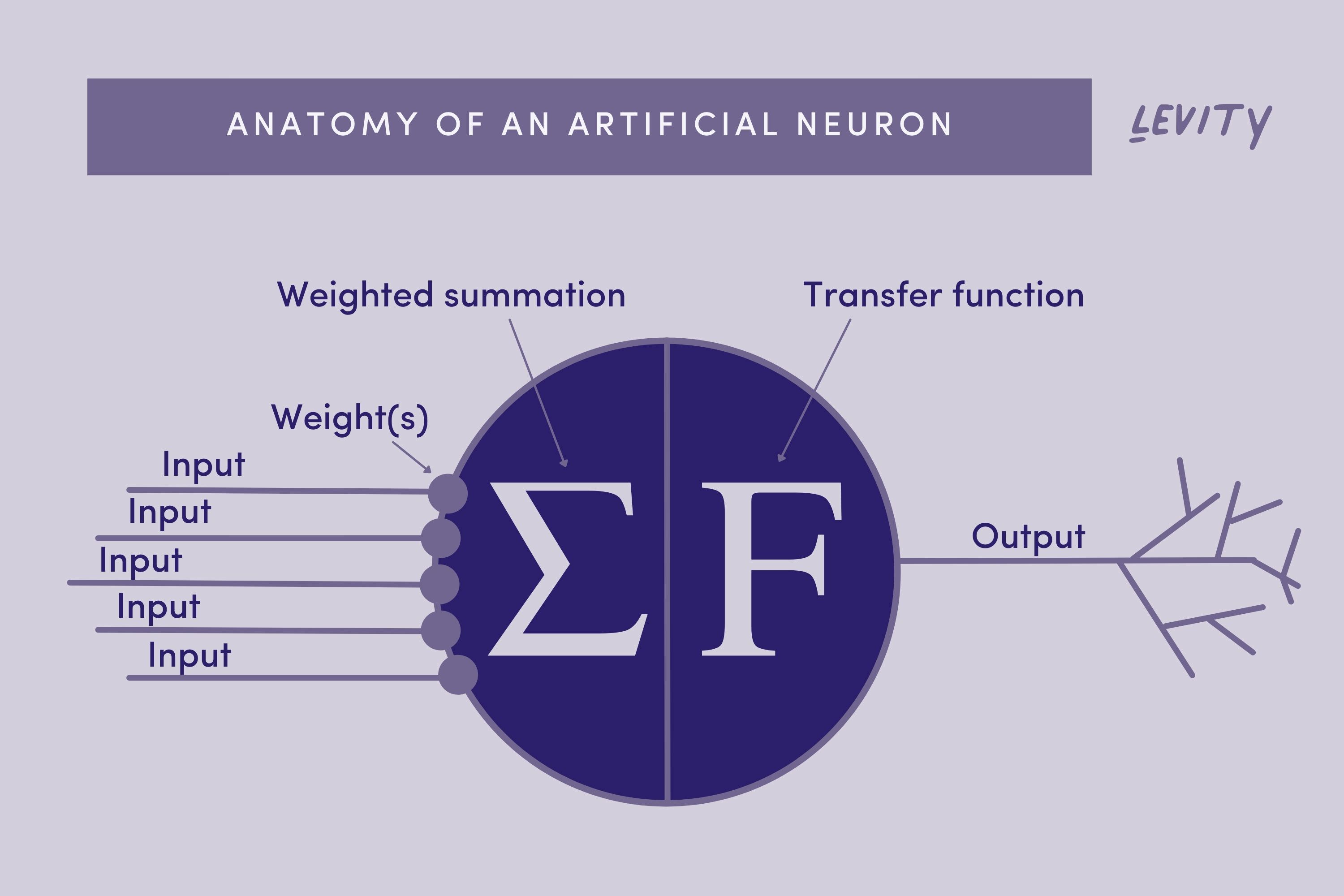 what an artificial neuron looks like