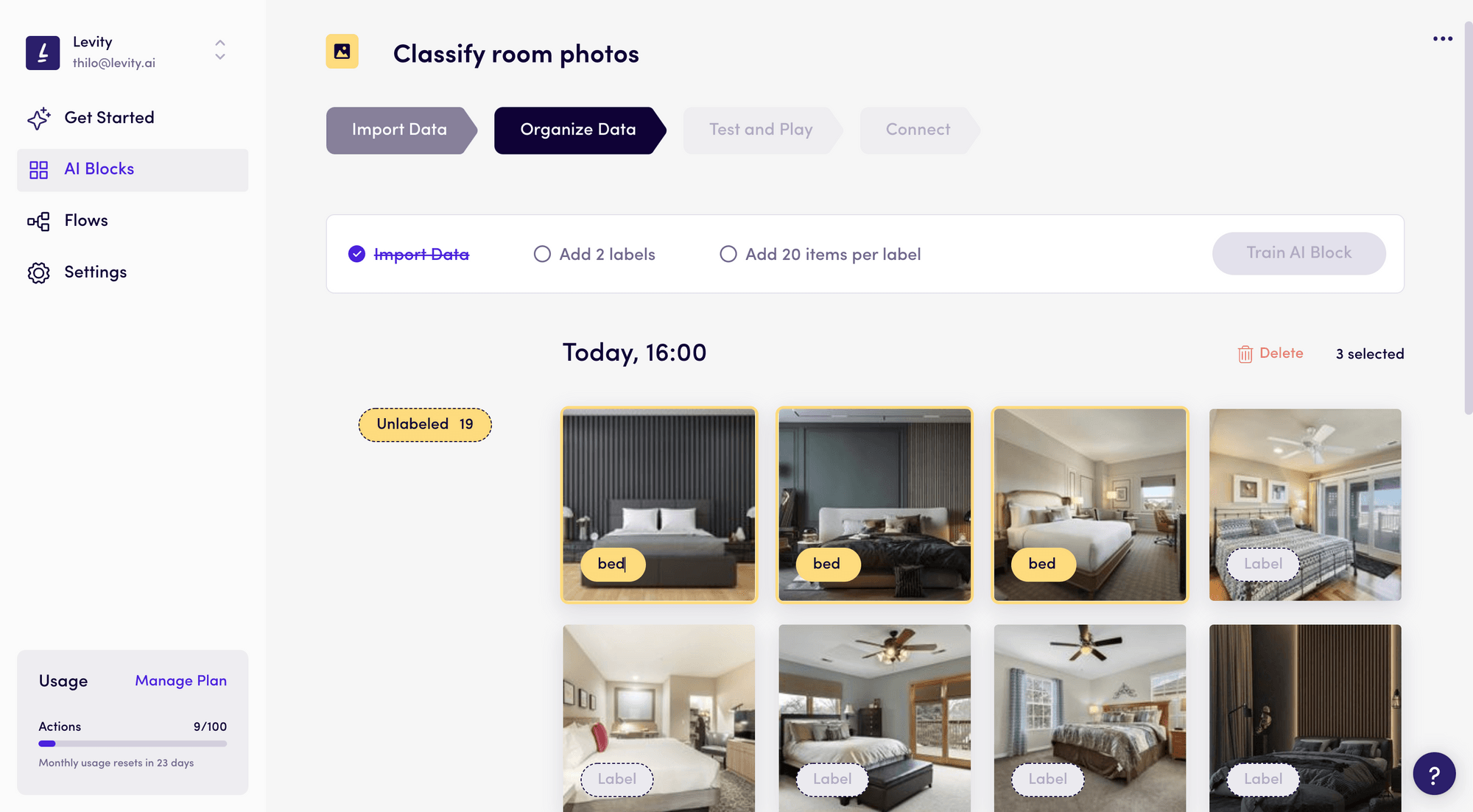 Levity Nocode AI workflow automation platform