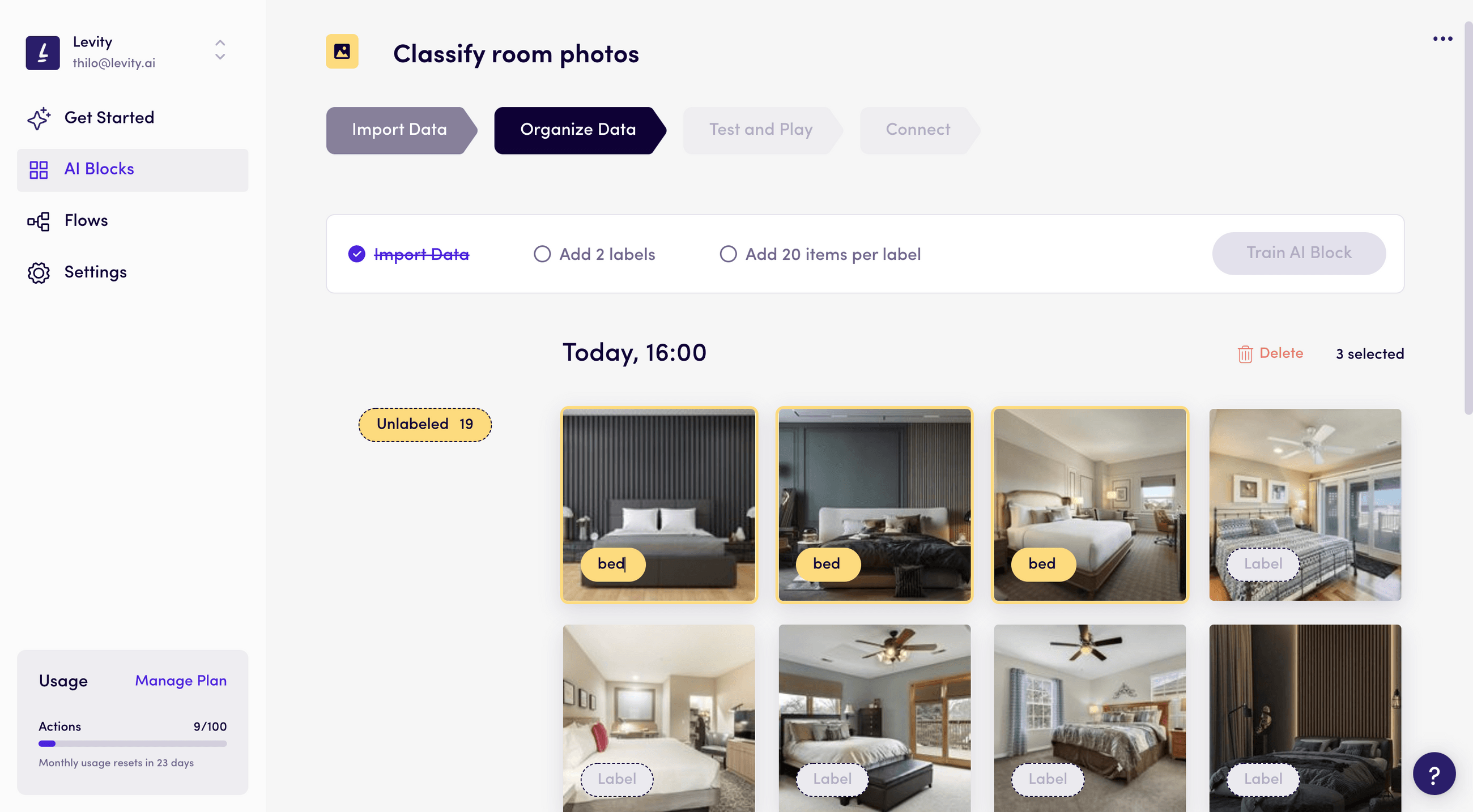 Levity Nocode AI workflow automation platform