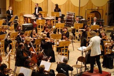 Symphony performing