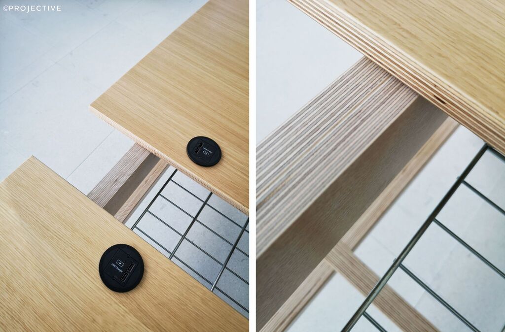 Table en bois connecté et sur-mesure