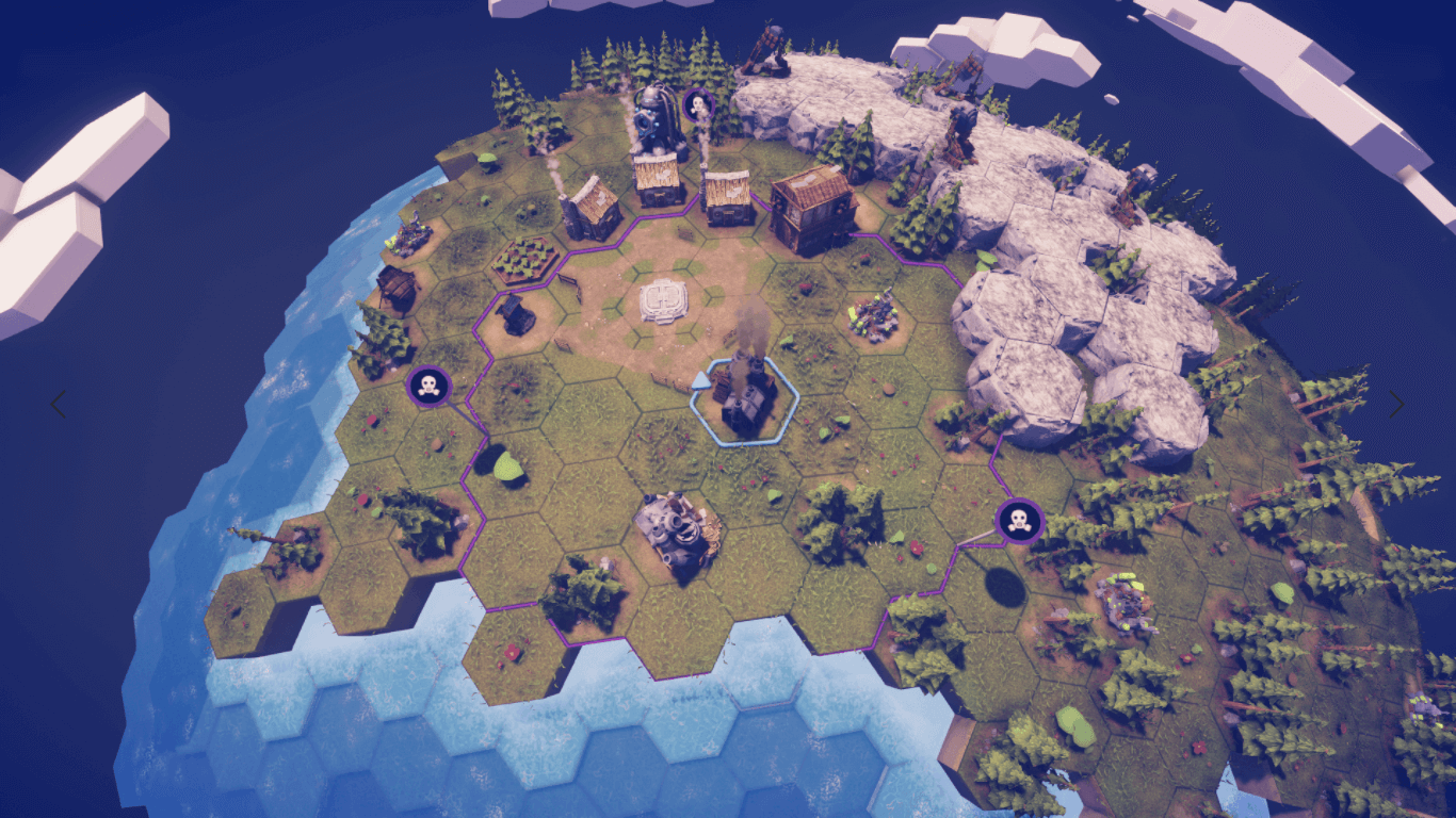 Small village, zoomed out