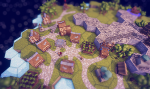 Pretty village