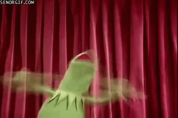 Kermit flailing