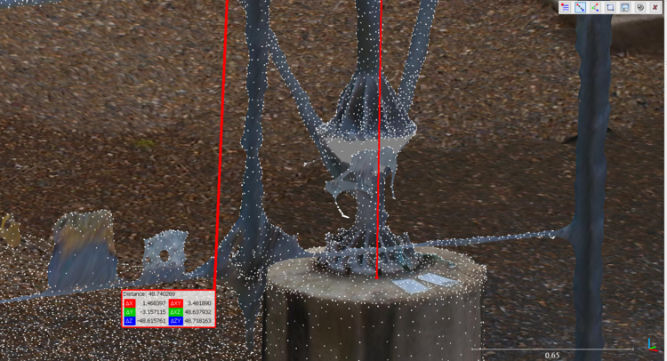 Figure 2 Top of footing Point #9-2 No GCP