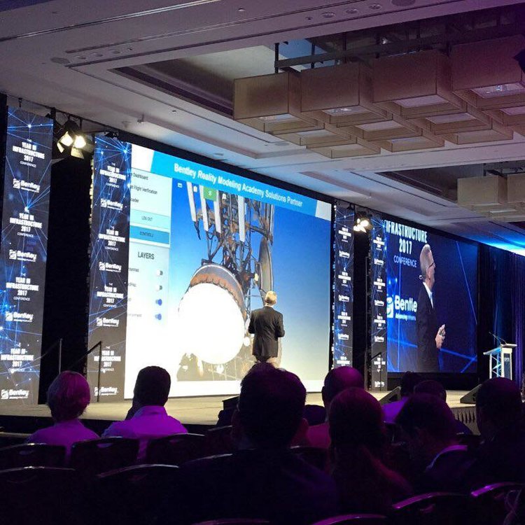 Greg Bentley Showcasing SiteSee Technology in his Keynote speech