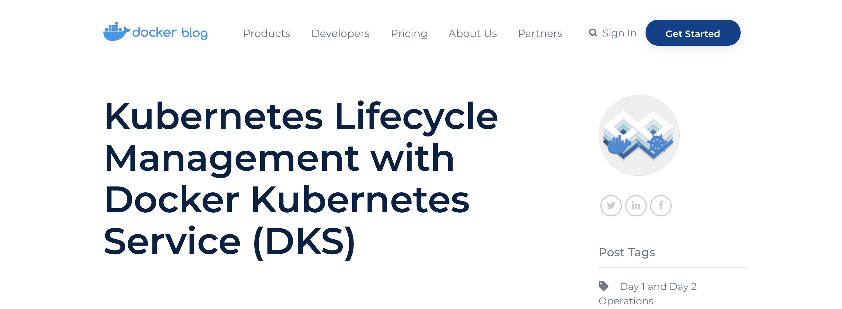 Docker Kubernetes Service