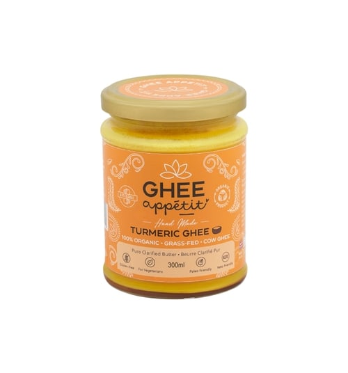Turmeric Ghee Organic Grass Fed Cow Ghee Ghee Appétit