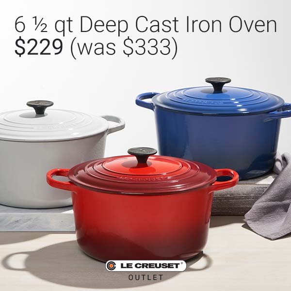 red white and blue 6qt deep oven pot