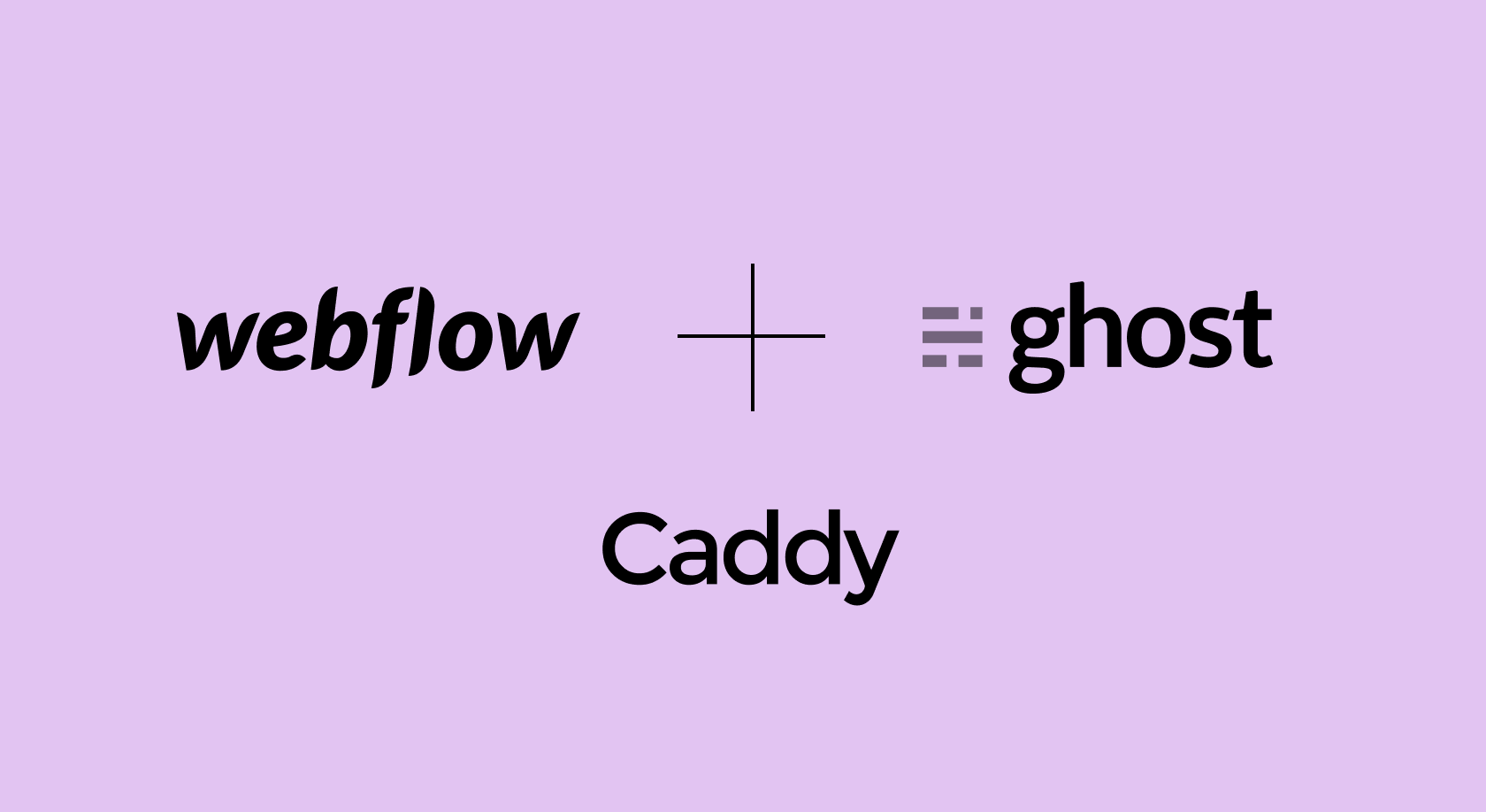Webflow + selfserved Ghost blog with Caddy