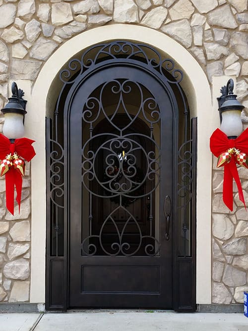 Custom Iron Entry Gates in Houston Spring The Woodlands Conroe