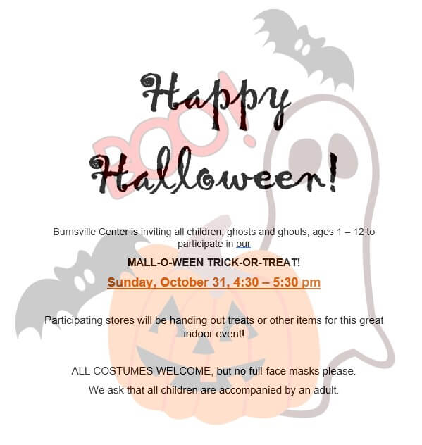 Mall-o-ween poster