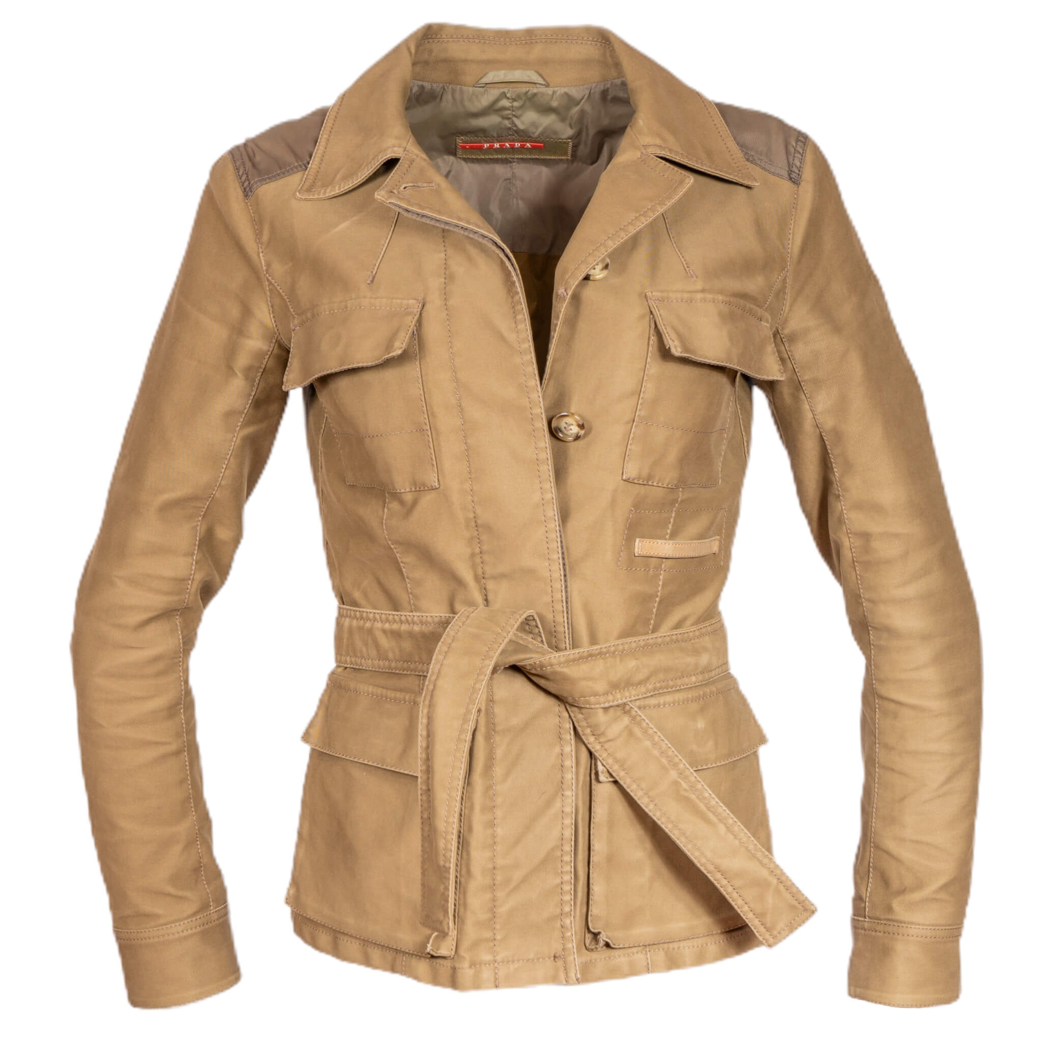 Prada Army Green 4 Pocket Jacket