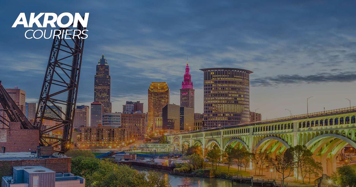 Akron to Cleveland OnDemand Delivery Service Akron Couriers