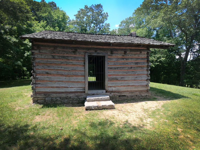 Historic cabin at Chickamauga and Chattanooga National Military Park, Georgia