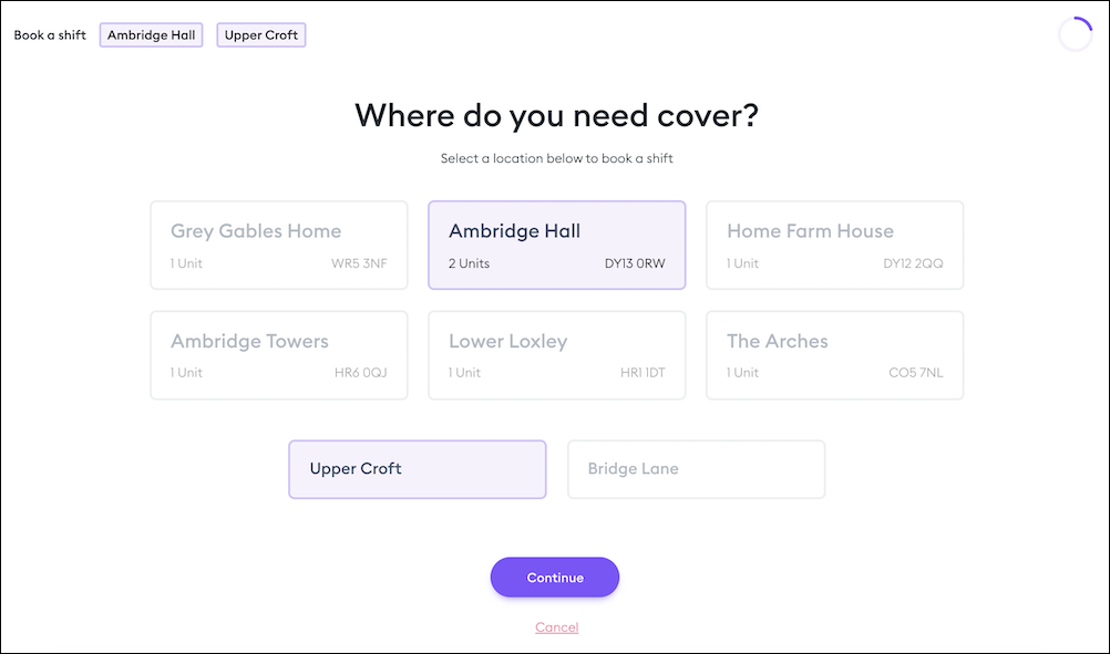 Select your location and unit