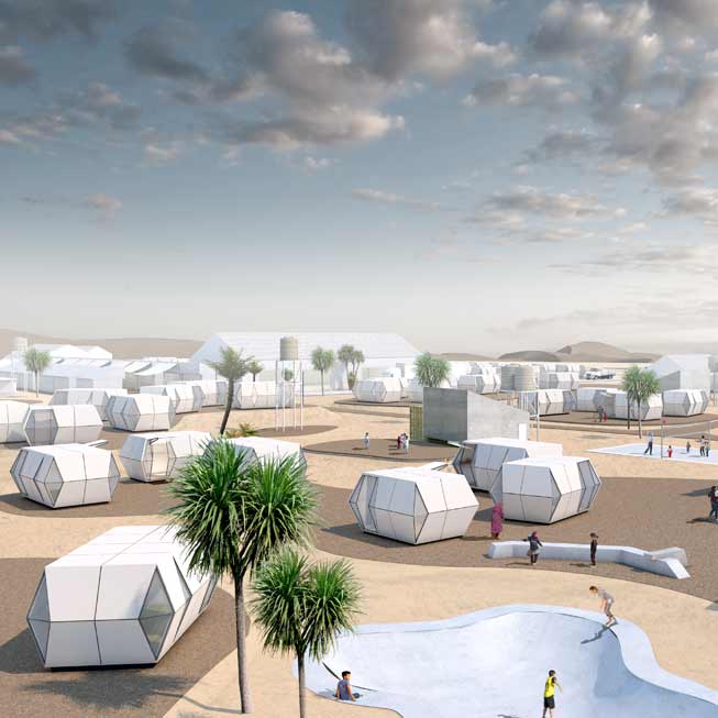 Disaster Relief-Folding Pod