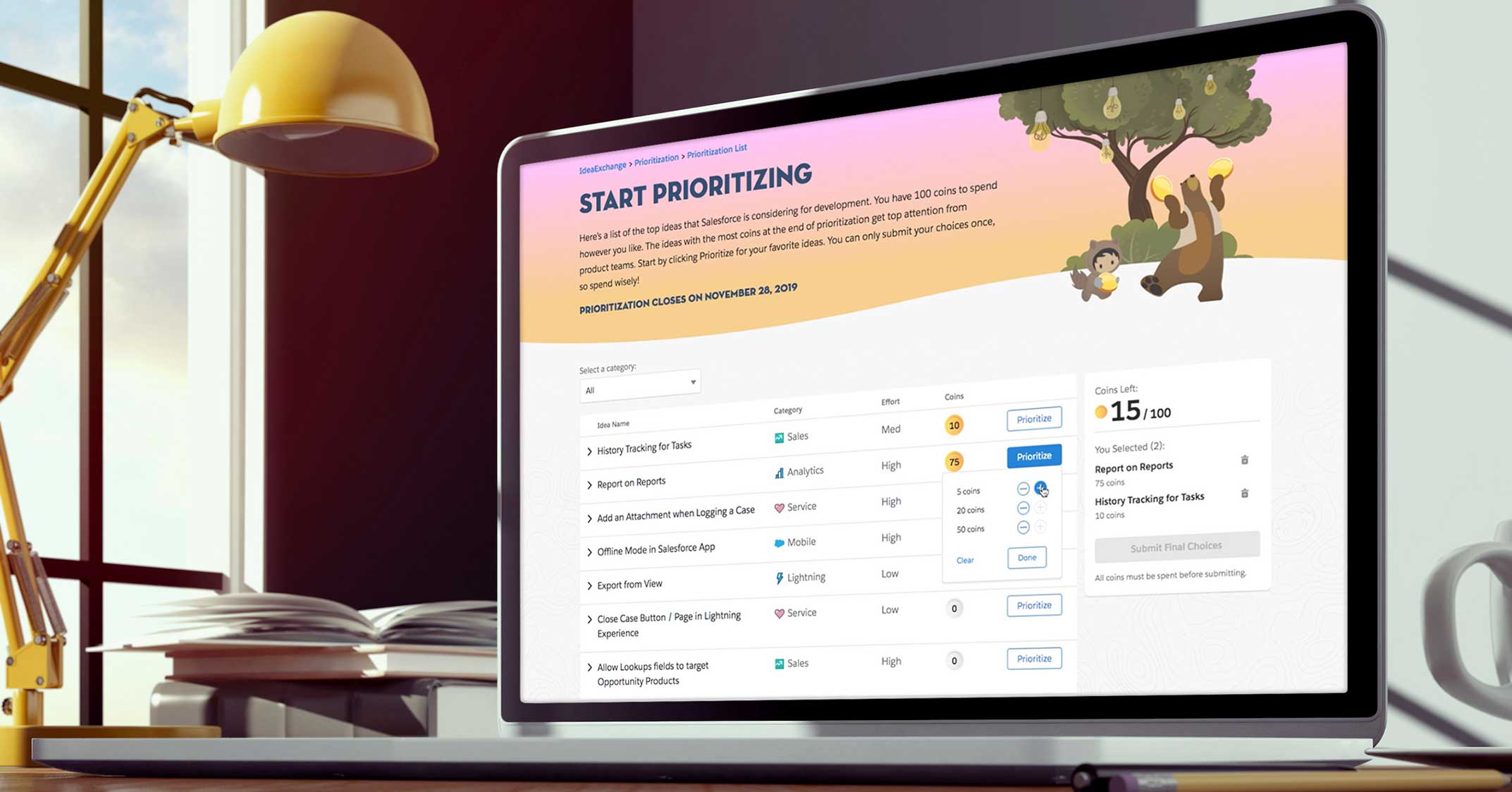 Salesforce IdeaExchange