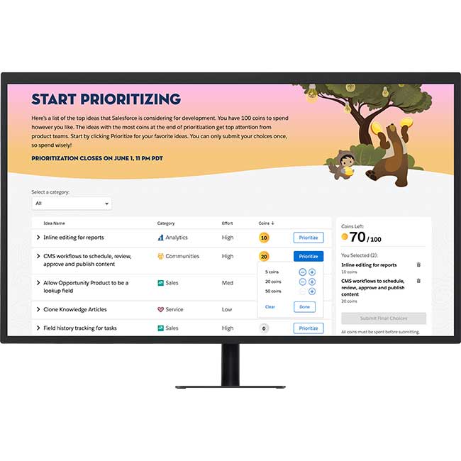 Salesforce IdeaExchange