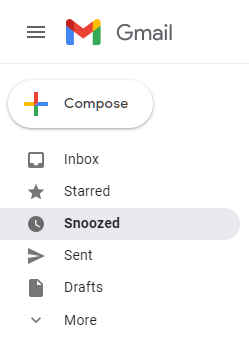 snooze tab in gmail