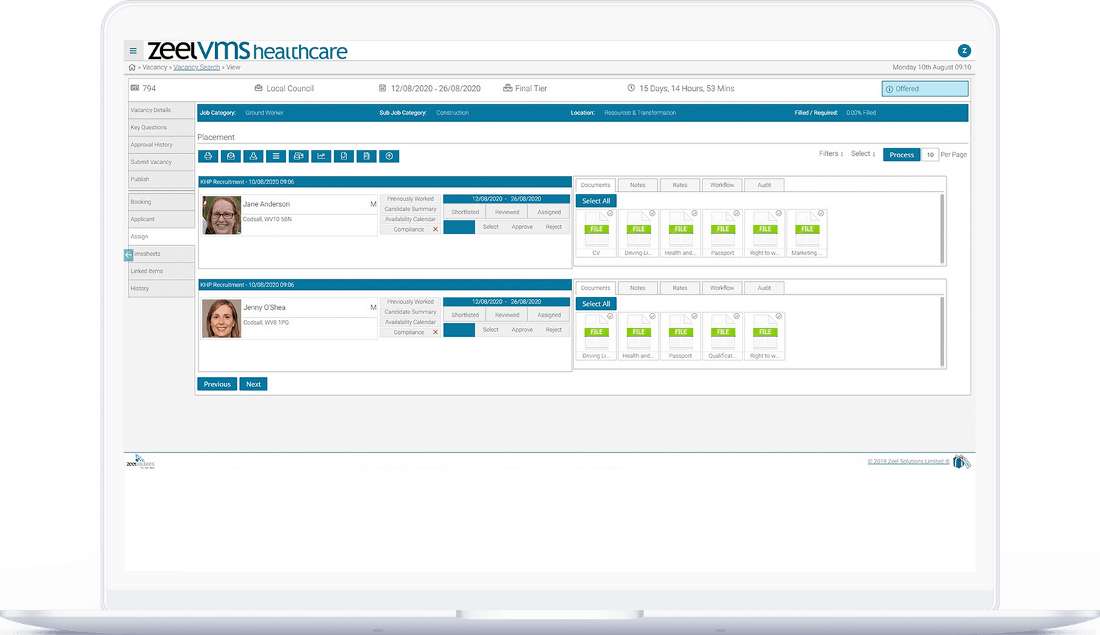 Healthcare HR Software Staff Scheduling Software Zeel