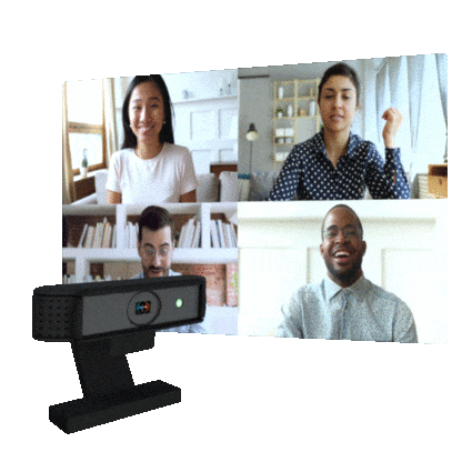 Use your webcam to be present without a headset