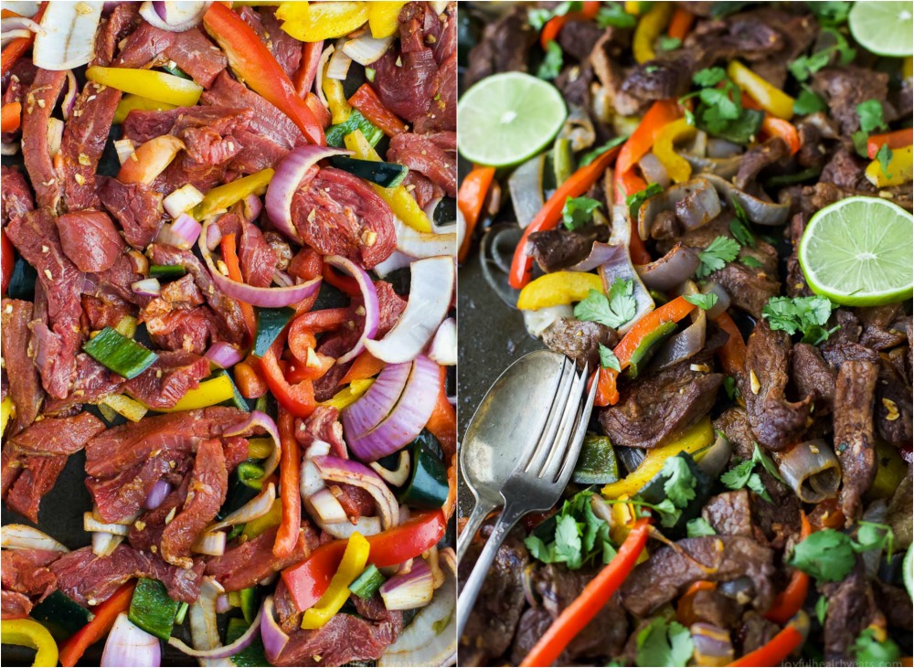CrossFit Soda City Macro Monday Recipe Sheet Pan Steak Fajitas