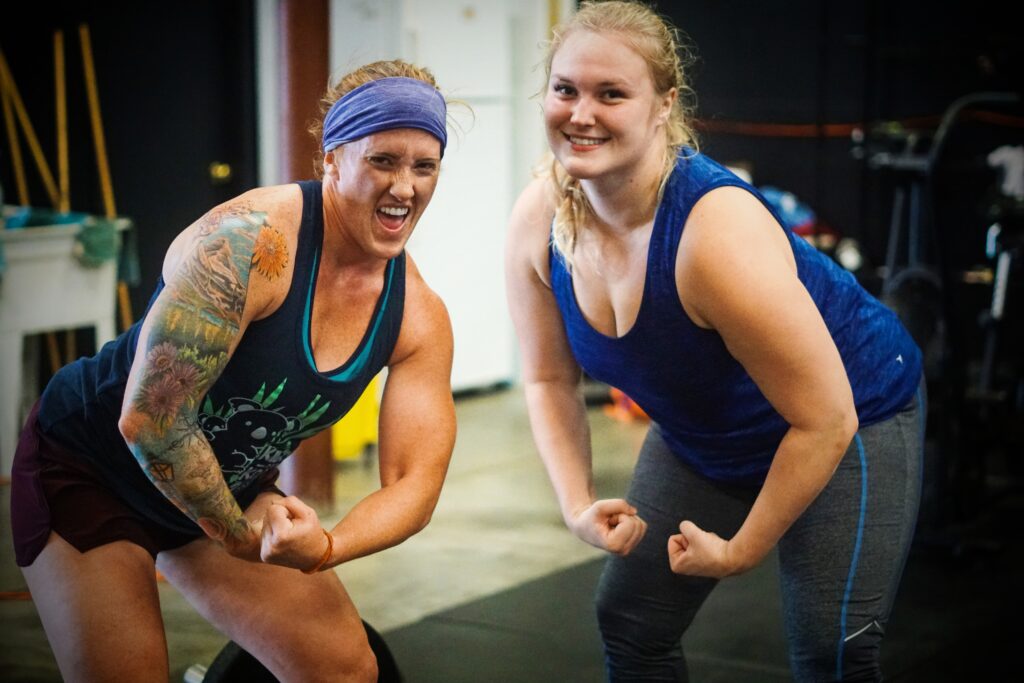 CrossFit Soda City Members Chelsea & Sydney