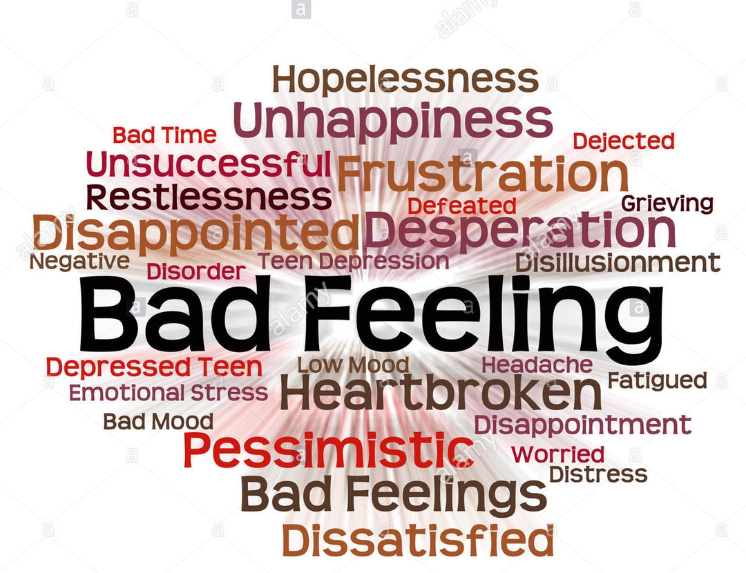 Bad felling. I have a bad feeling about this. Bad felling. I feel bad. Bad felling.