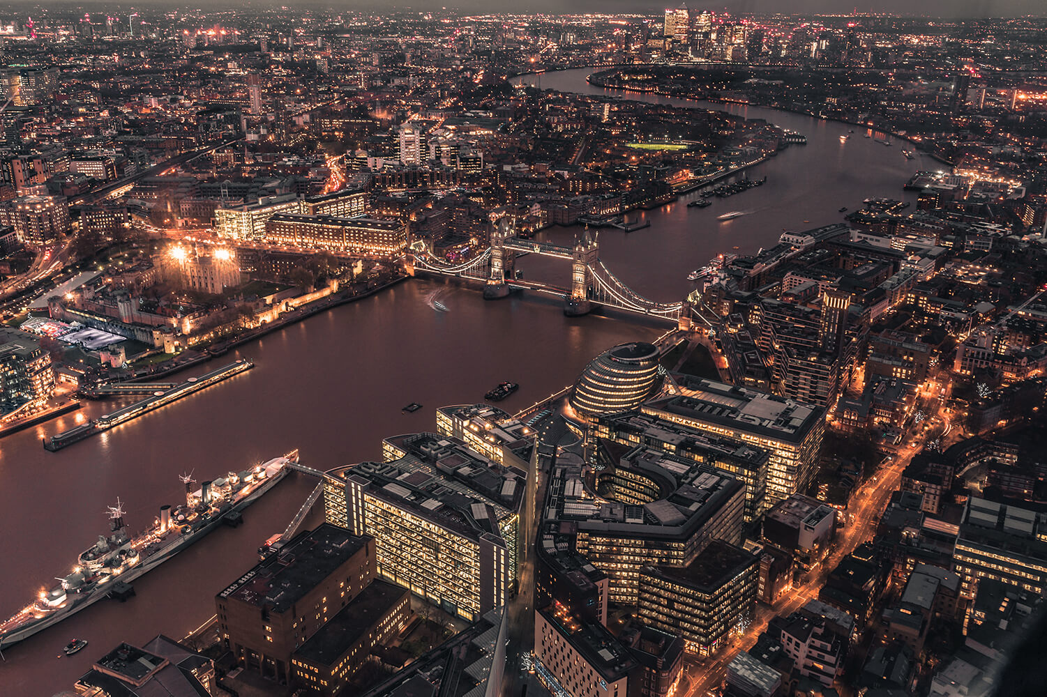 Foto de Londres, capital do Reino Unido.