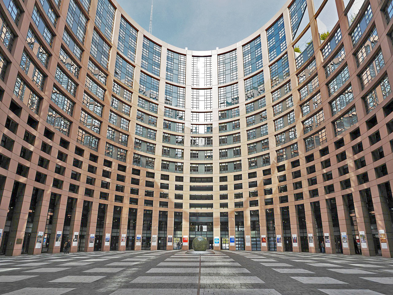 Imagem do Parlamento Europeu em Bruxelas, Bélgica