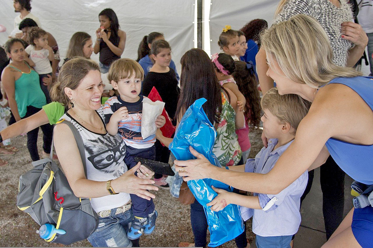 Imagem de um evento beneficente