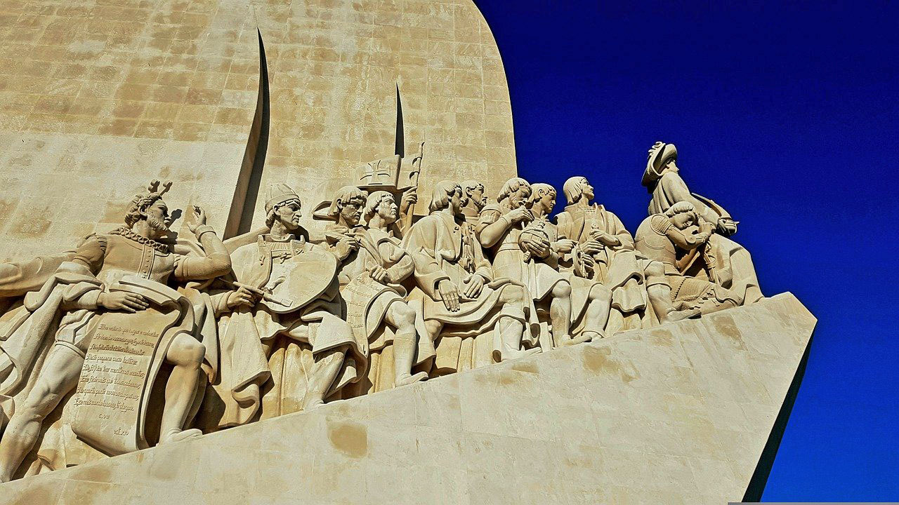 Padrão dos Descobrimentos situado em Lisboa, Portugal